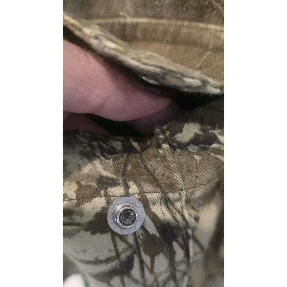 Vintage Realtree Camo Jacket Full Zip Hooded Hunting Coat Workwear Bomber XL